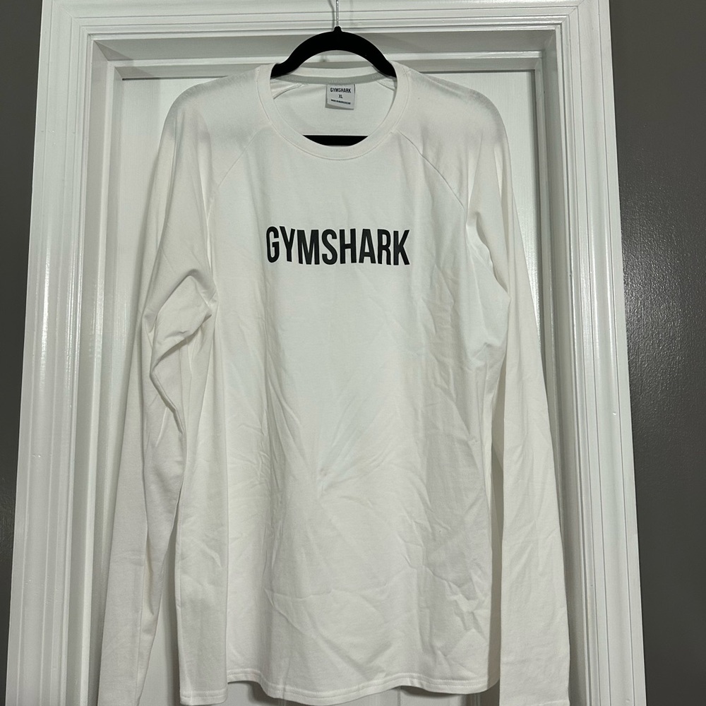 Gymshark Classic White Long Sleeve Tee